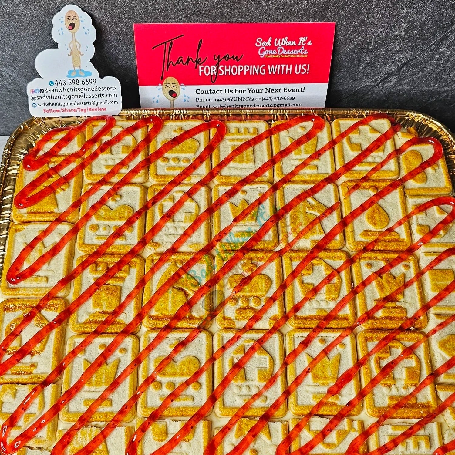 Signature Banana Pudding With Strawberries *Half Sheet Pan*