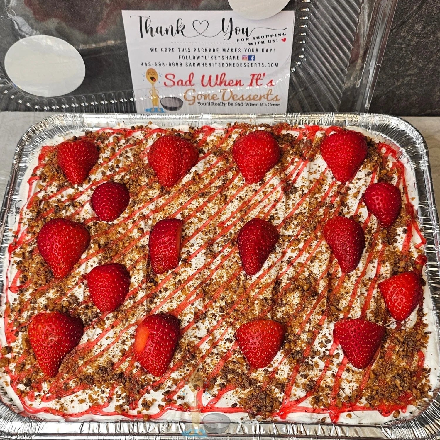 Strawberry Fluff Cake *Half Sheet Pan*
