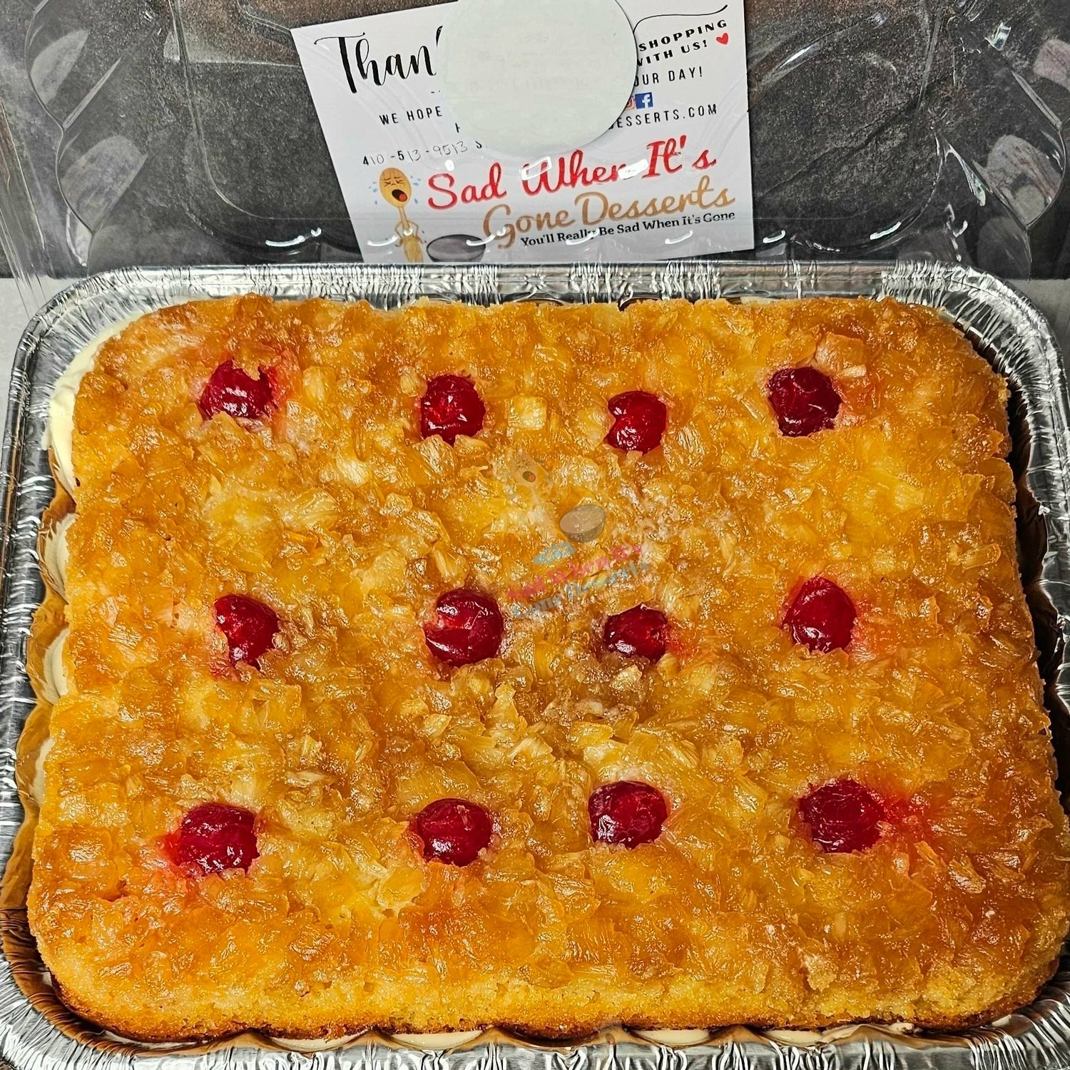 Pineapple Upside Down Pudding *Half Sheet Pan*